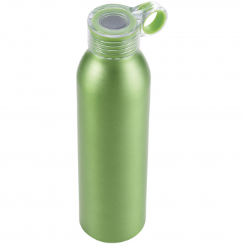 Aluminiowa butelka sportowa Grom, limonka