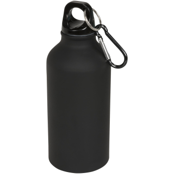 Bidon sportowy z karabińczykiem Oregon matte 400 ml, czarny