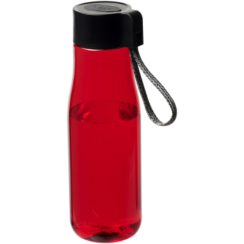 Bidon Ara Tritan™ z kablem do ładowania o pojemności 640 ml, czerwony