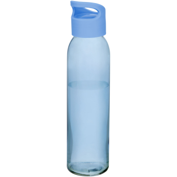 Bidon szklany Sky o pojemności 500 ml, jasnoniebieski