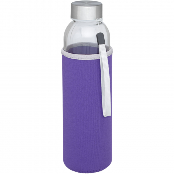 Bidon szklany Bodhi o pojemności 500 ml, fioletowy