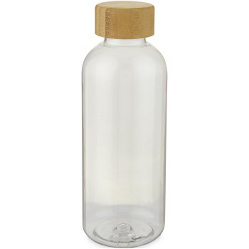 Bidon Ziggs o pojemności 650 ml z plastiku z recyklingu, przezroczysty
