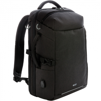 Plecak na laptop 17” Swiss Peak XXL, czarny Plecak na laptop 17” Swiss Peak XXL, czarny